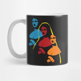 Pop Minimalist Mona Lisa Mug